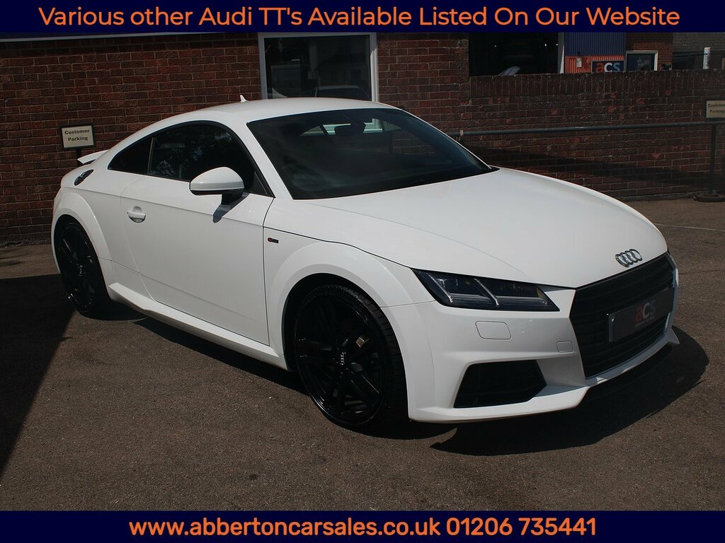 Audi TT Tfsi S Line White #3