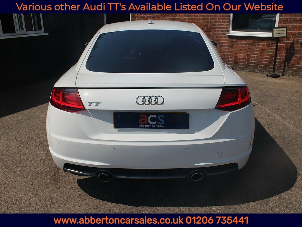 Audi TT Tfsi S Line White #5