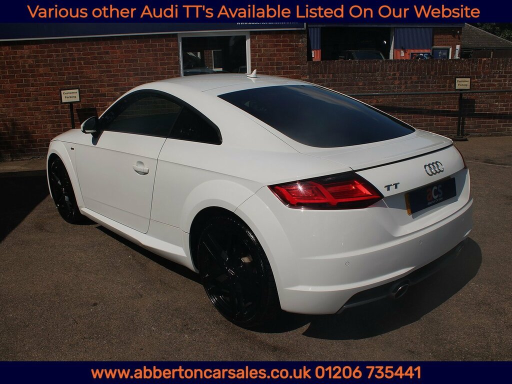 Audi TT Tfsi S Line White #6