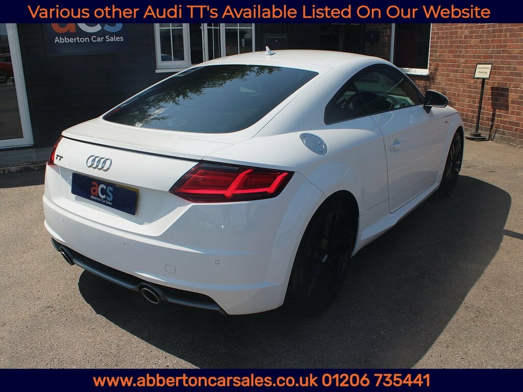 Audi TT Tfsi S Line White #4