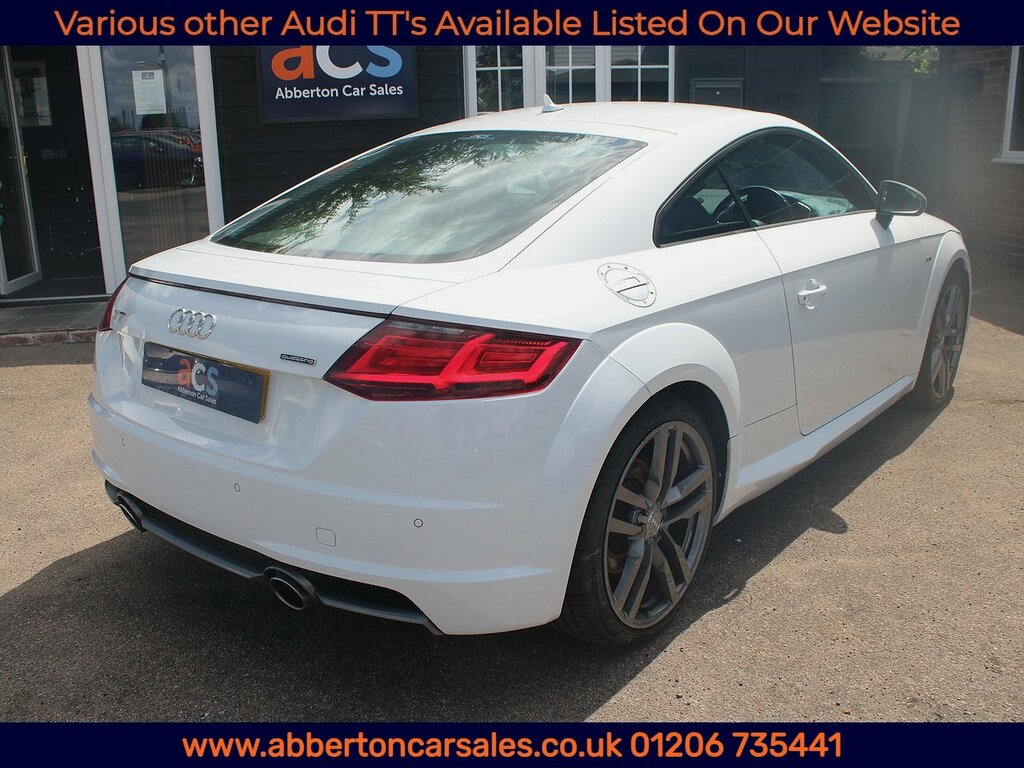 Audi TT Tfsi S Line White #4