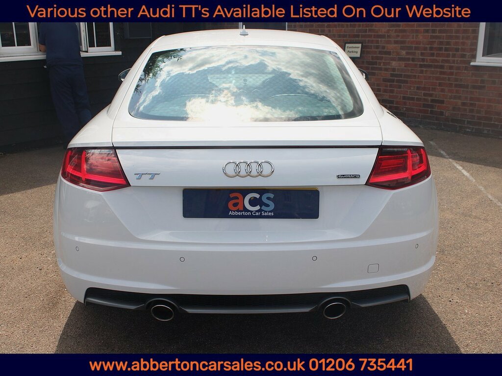 Audi TT Tfsi S Line White #5