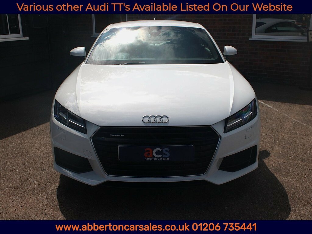 Audi TT Tfsi S Line White #2