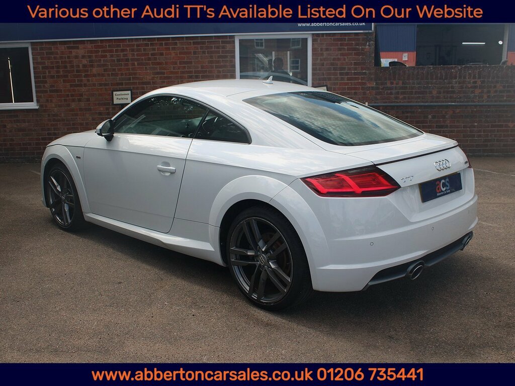 Audi TT Tfsi S Line White #6