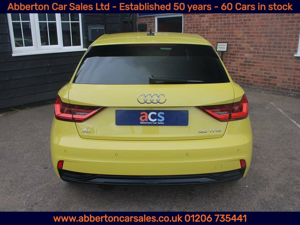 Audi A1 Tfsi Sport WK69WGM Yellow #4
