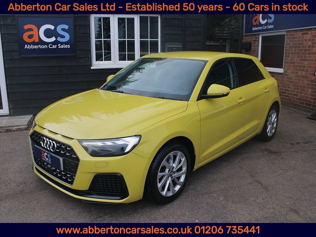 Audi A1 Tfsi Sport WK69WGM Yellow