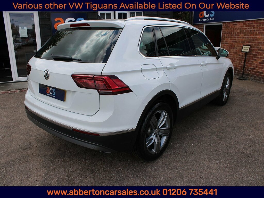 Volkswagen Tiguan Tdi Bluemotion Tech Sel GD17NHA White #4