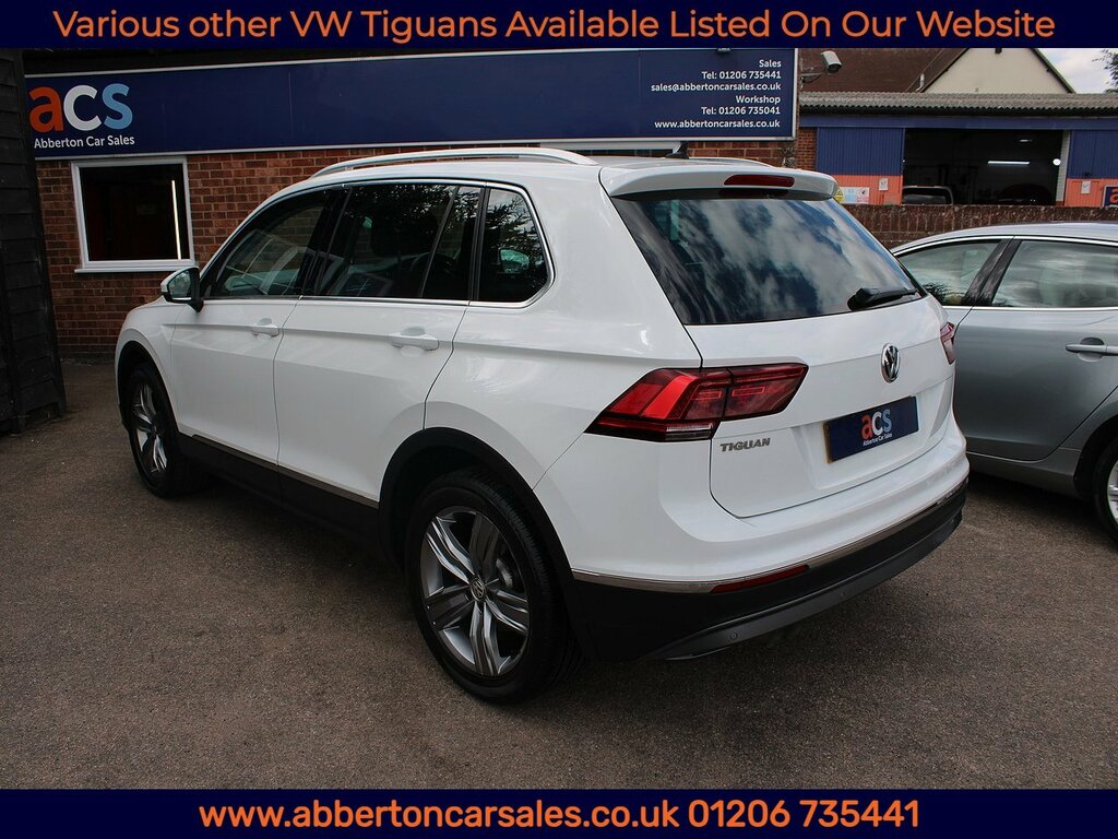 Volkswagen Tiguan Tdi Bluemotion Tech Sel GD17NHA White #6