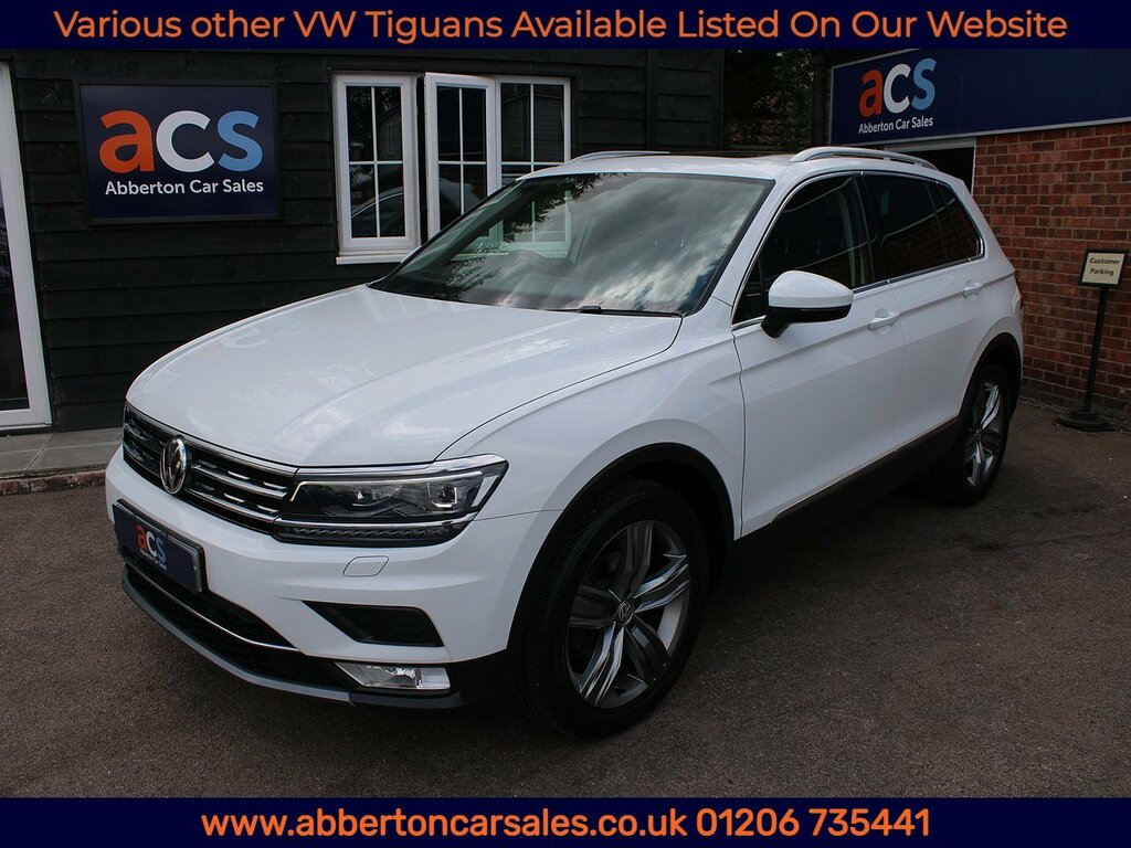 Volkswagen Tiguan Tdi Bluemotion Tech Sel White