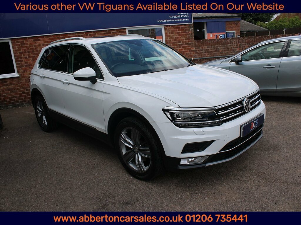 Volkswagen Tiguan Tdi Bluemotion Tech Sel GD17NHA White #3