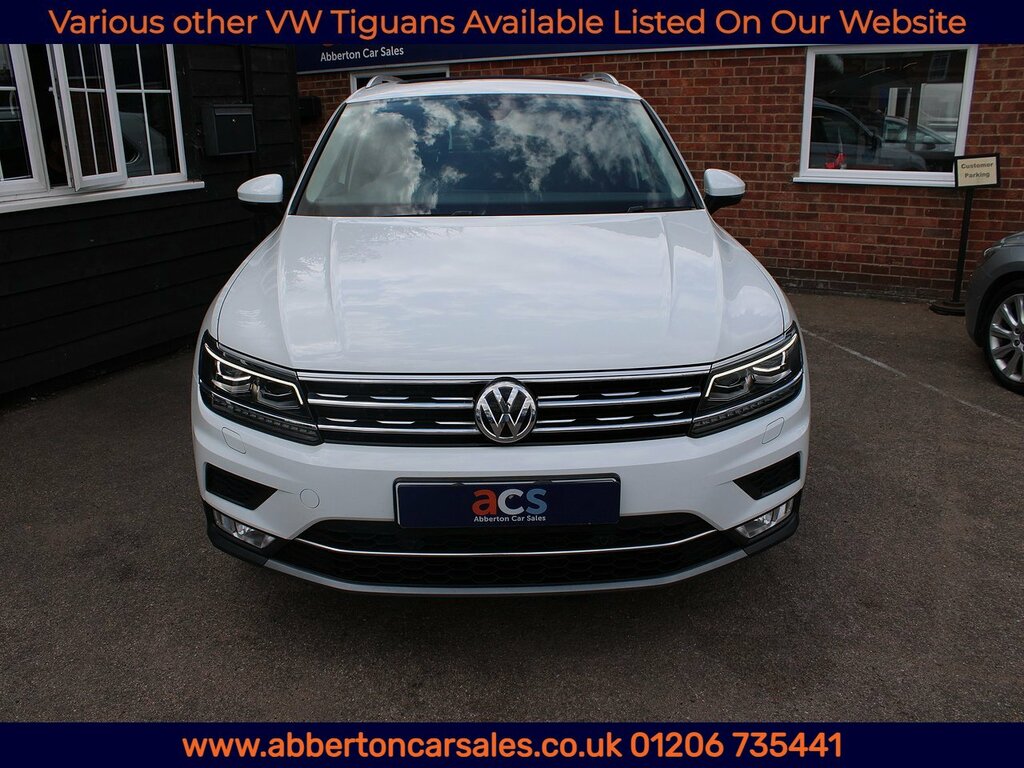 Volkswagen Tiguan Tdi Bluemotion Tech Sel GD17NHA White #2