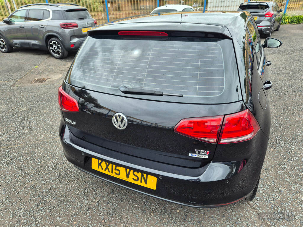 Volkswagen Golf 1.6 Tdi 105 Match KX15VSN Black #6