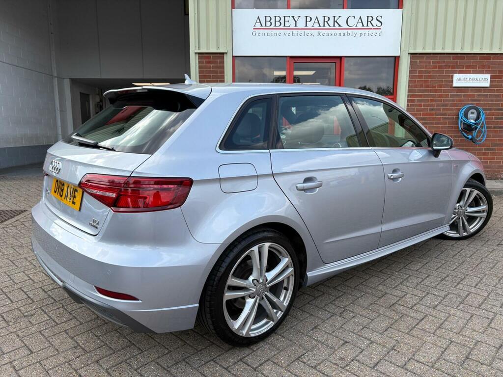 Audi A3 Hatchback 2.0 Tdi S Line Sportback S Tronic Quattr OV18AVE Silver #3