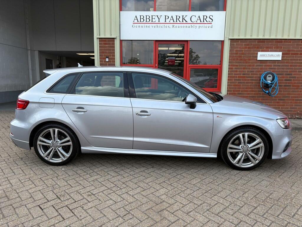 Audi A3 Hatchback 2.0 Tdi S Line Sportback S Tronic Quattr OV18AVE Silver #2