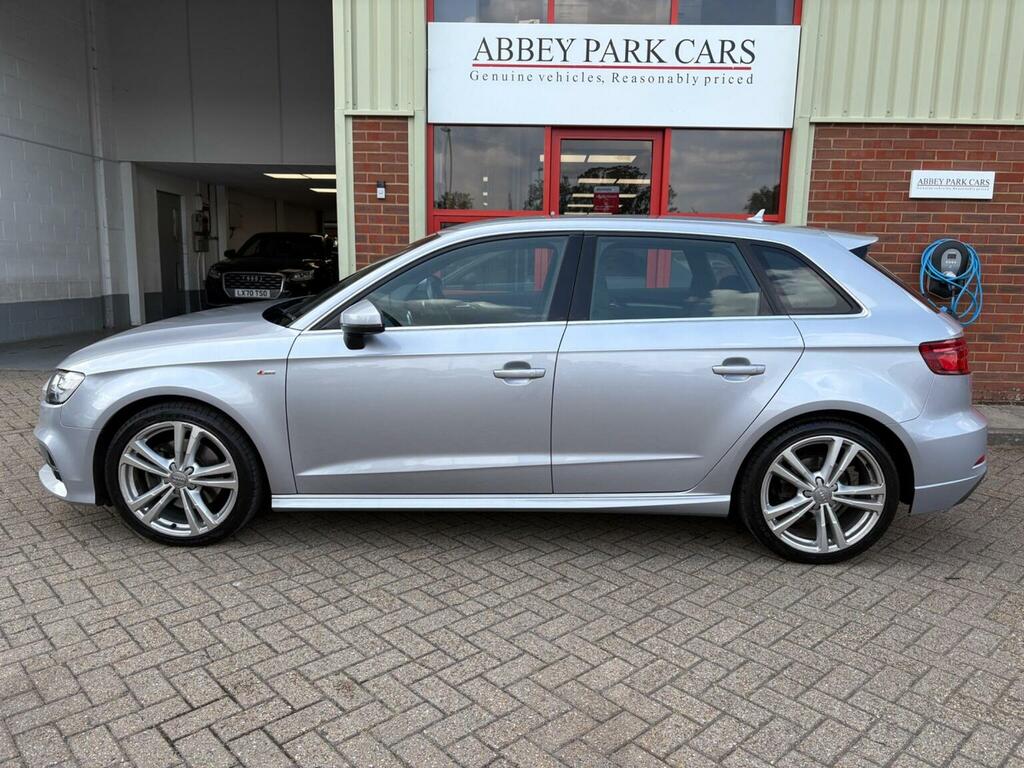 Audi A3 Hatchback 2.0 Tdi S Line Sportback S Tronic Quattr OV18AVE Silver #6