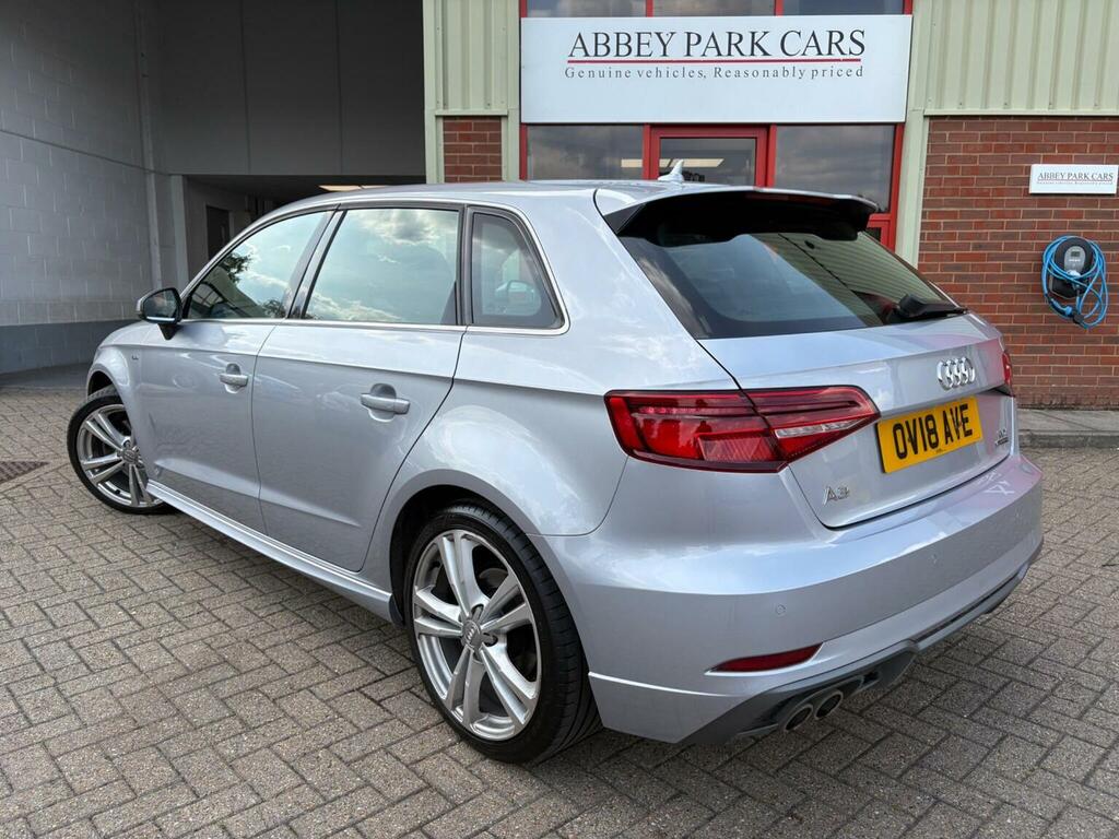 Audi A3 Hatchback 2.0 Tdi S Line Sportback S Tronic Quattr OV18AVE Silver #5