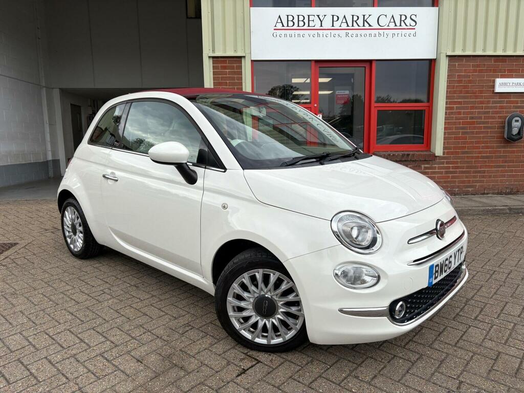 Fiat 500C 1.2 Eco Lounge Euro 6 Ss White