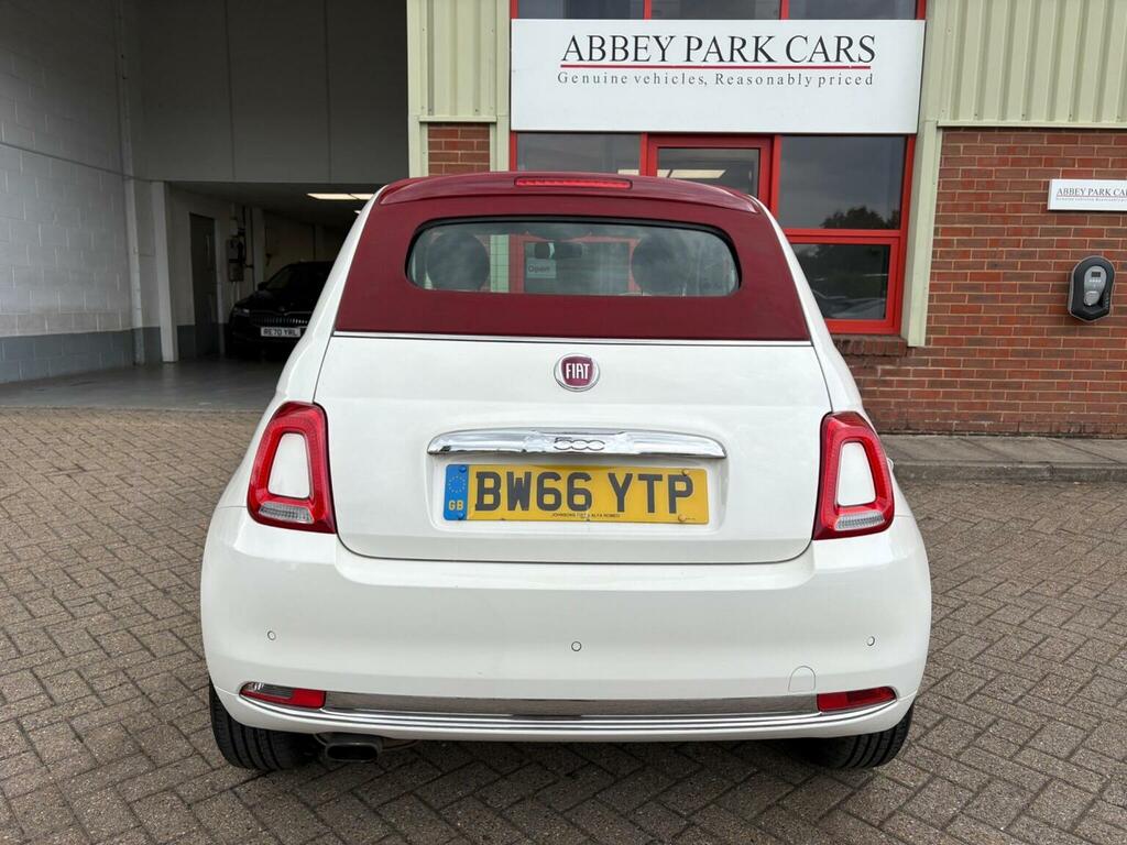 Fiat 500C 1.2 Eco Lounge Euro 6 Ss White #4