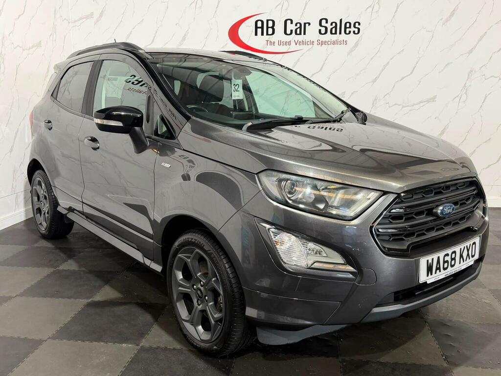 Ford Ecosport 1.0T Ecoboost St-line Euro 6 Ss WA68KXO Grey #5