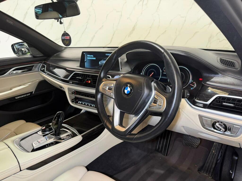 BMW 7 Series 3.0 740Li M Sport Saloon Euro 6 S White #23