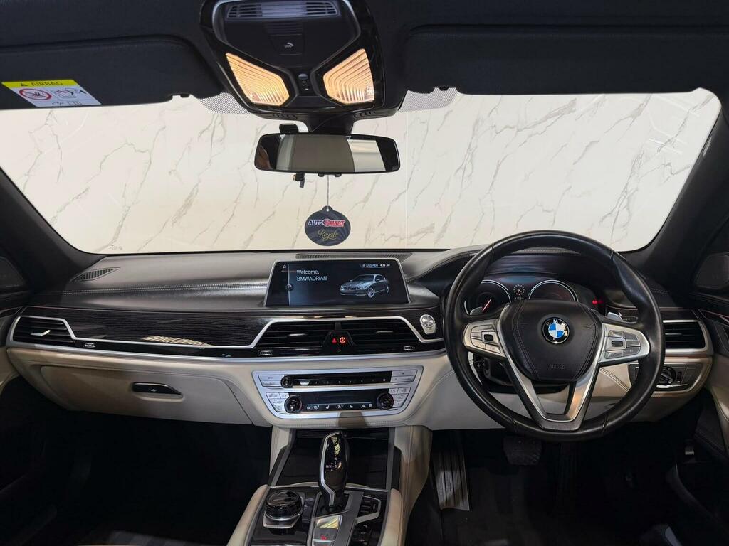 BMW 7 Series 3.0 740Li M Sport Saloon Euro 6 S White #11