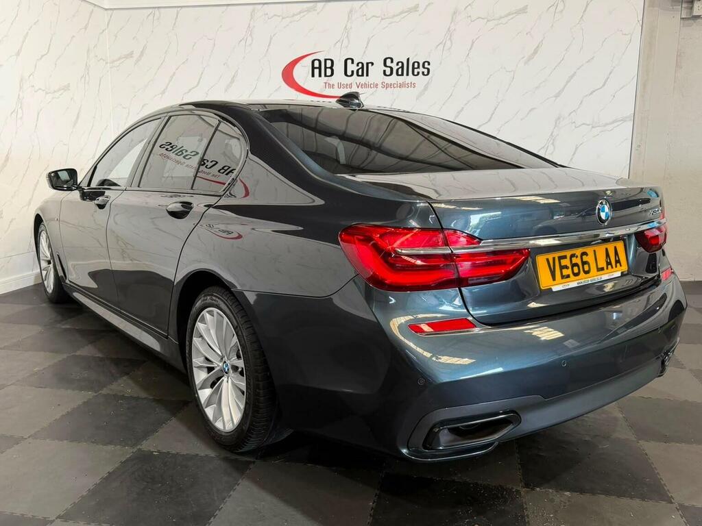 BMW 7 Series 3.0 740Li M Sport Saloon Euro 6 S White #8