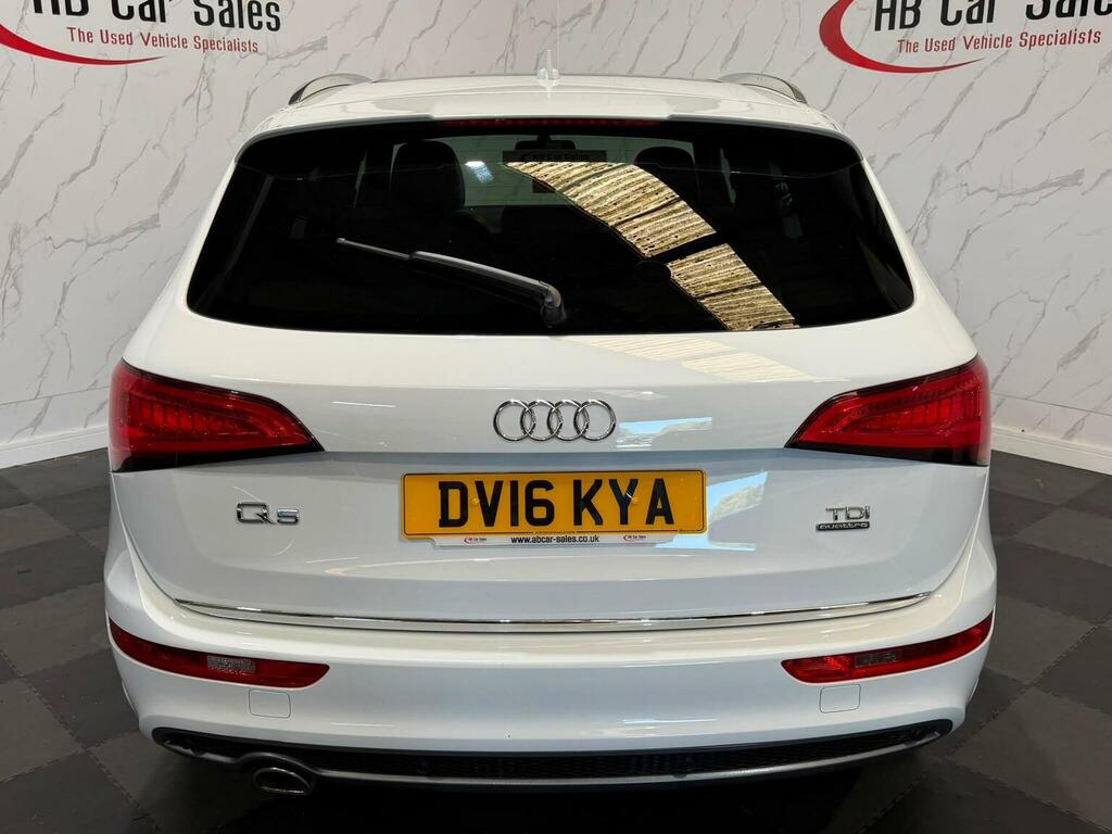 Audi Q5 2.0 Tdi S Line Plus Quattro Euro 6 Ss White #3