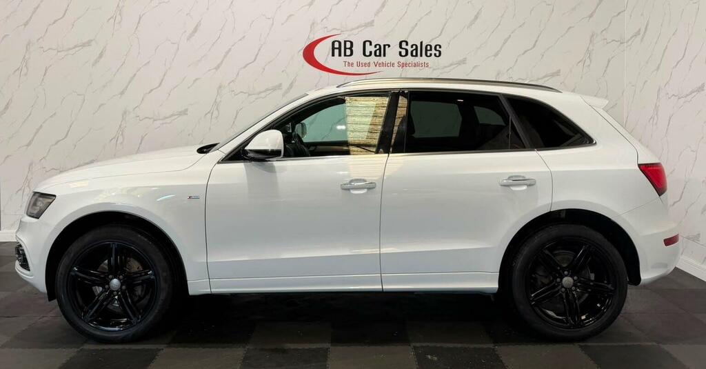 Audi Q5 2.0 Tdi S Line Plus Quattro Euro 6 Ss White #6