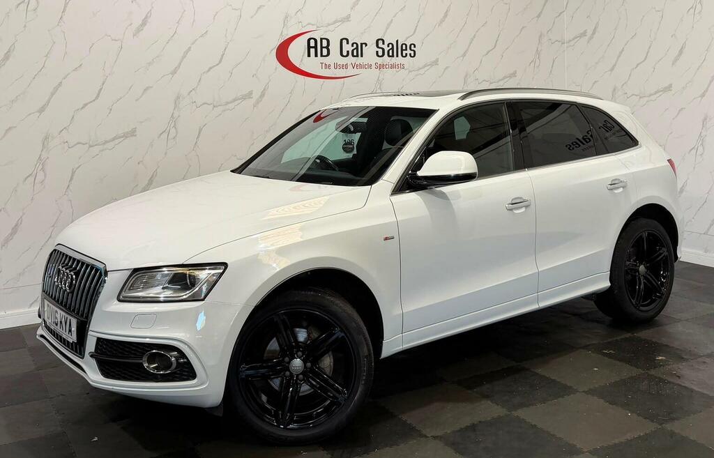 Audi Q5 2.0 Tdi S Line Plus Quattro Euro 6 Ss White