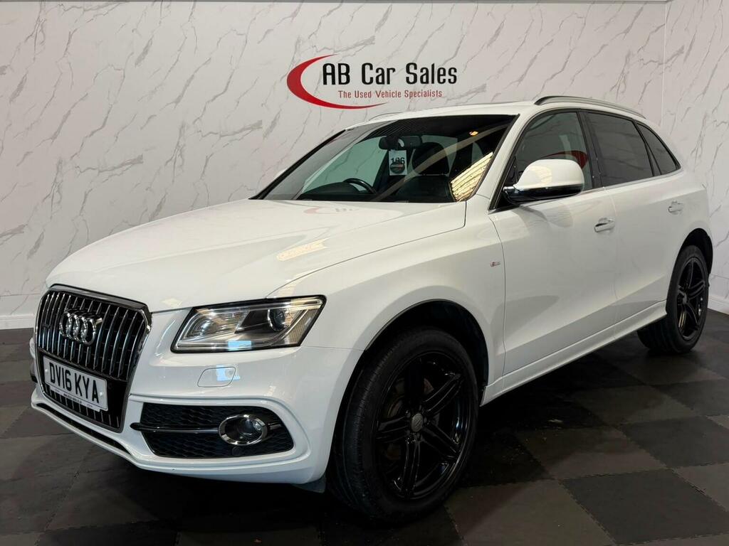 Audi Q5 2.0 Tdi S Line Plus Quattro Euro 6 Ss White #5