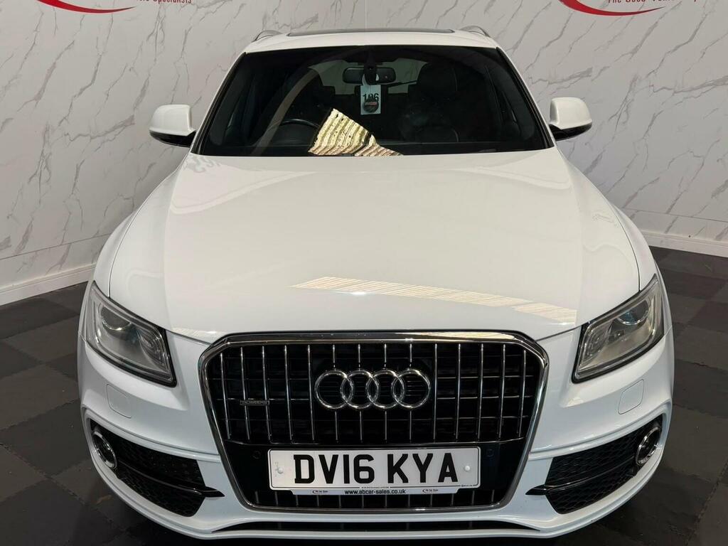 Audi Q5 2.0 Tdi S Line Plus Quattro Euro 6 Ss White #2