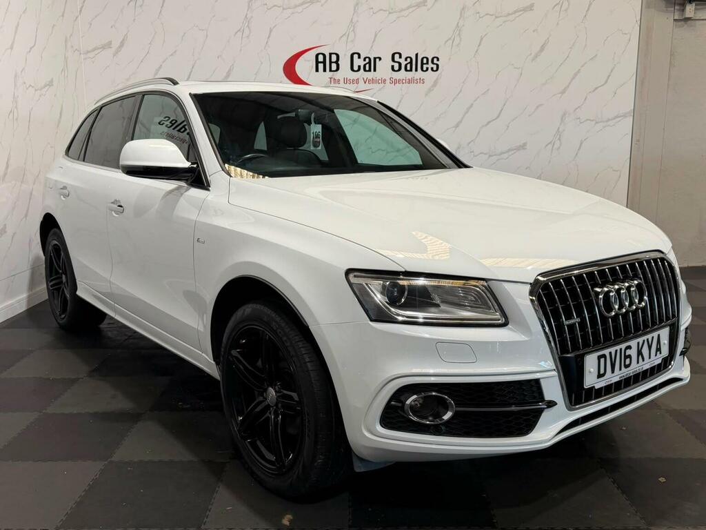 Audi Q5 2.0 Tdi S Line Plus Quattro Euro 6 Ss White #4