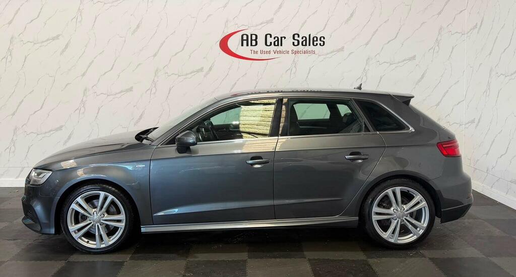 Audi A3 2.0 Tfsi S Line Sportback Euro 6 Ss GJ18WEF Grey #4