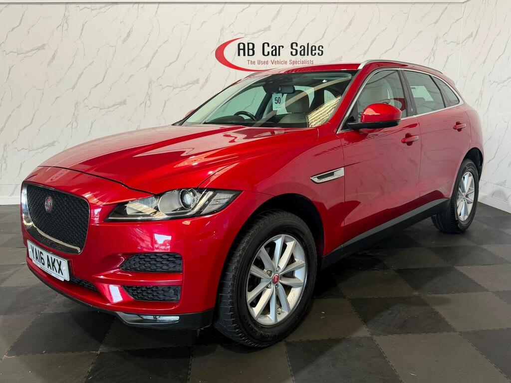 Jaguar F-Pace 2.0 D180 Prestige Awd Euro 6 Ss Red #6