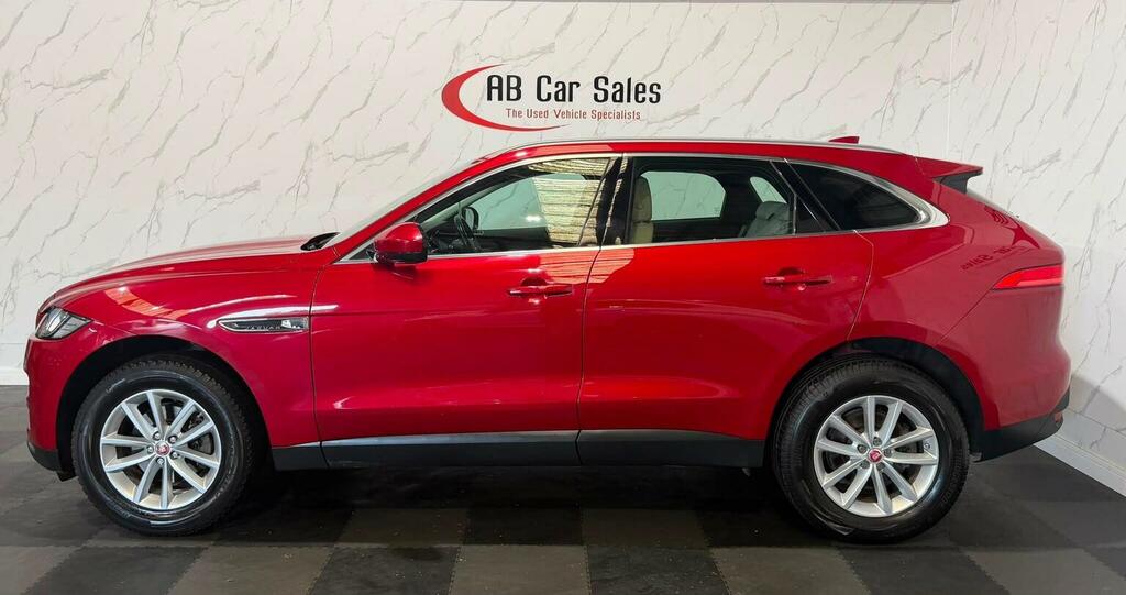 Jaguar F-Pace 2.0 D180 Prestige Awd Euro 6 Ss Red #4