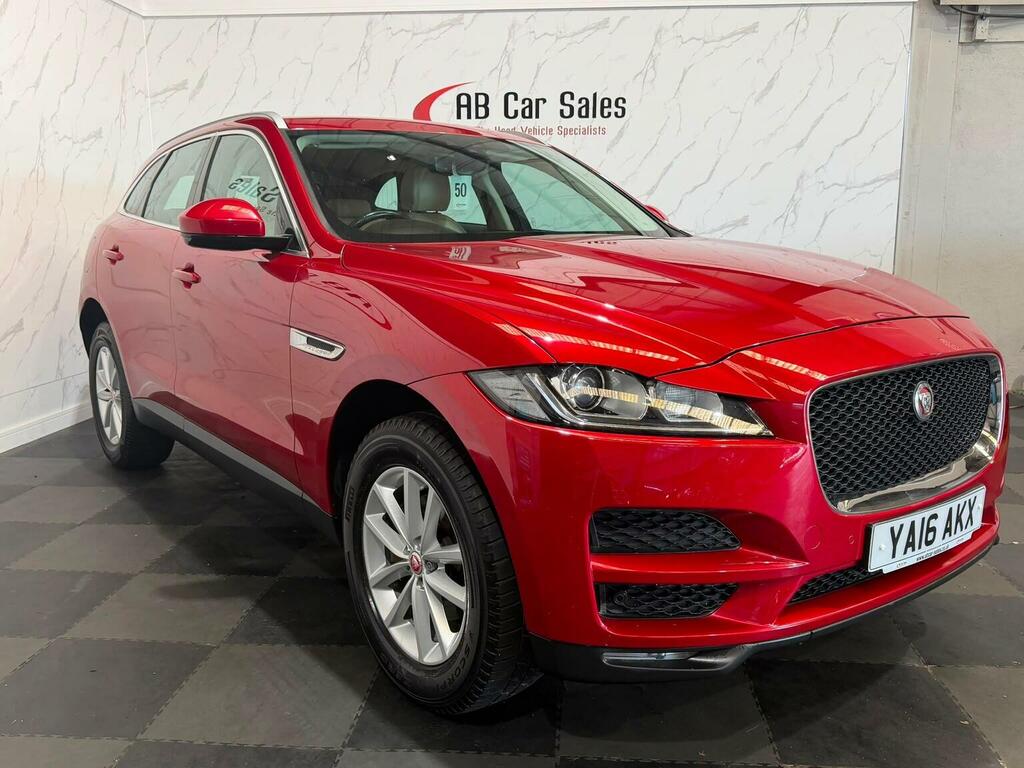 Jaguar F-Pace 2.0 D180 Prestige Awd Euro 6 Ss Red #5