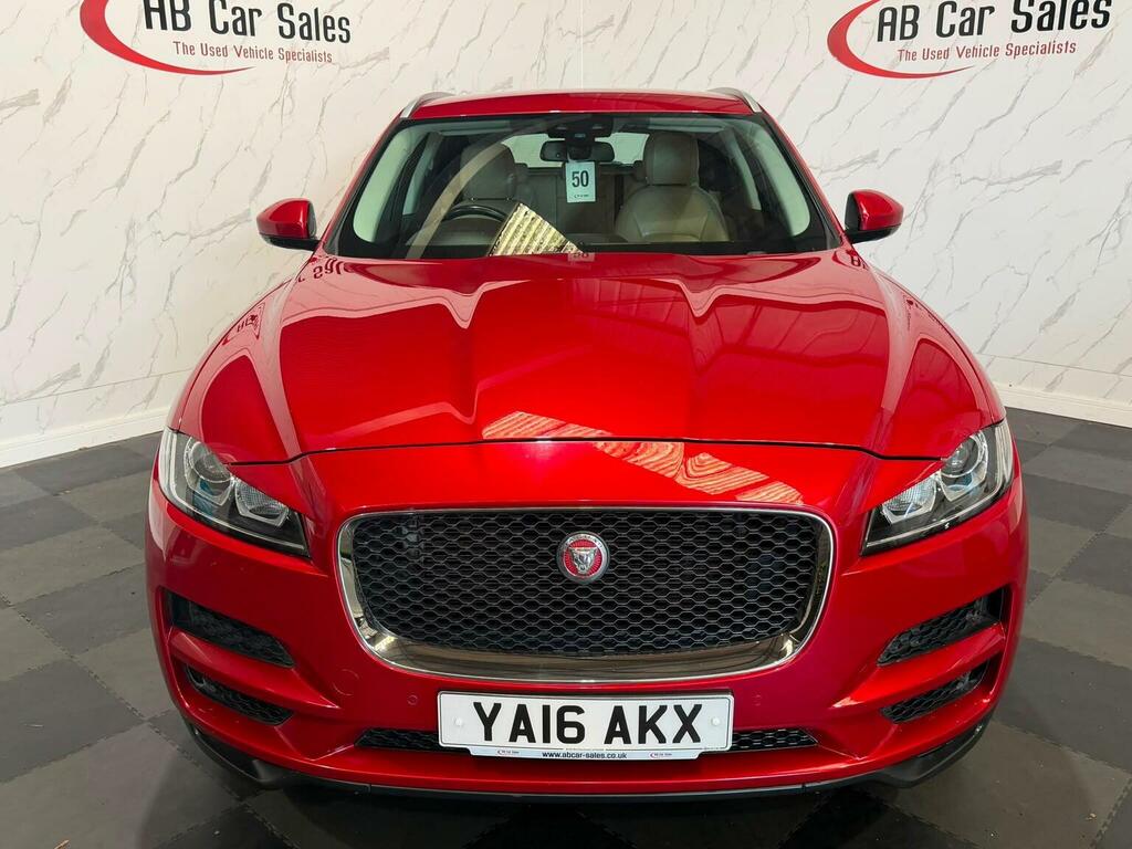 Jaguar F-Pace 2.0 D180 Prestige Awd Euro 6 Ss Red #2