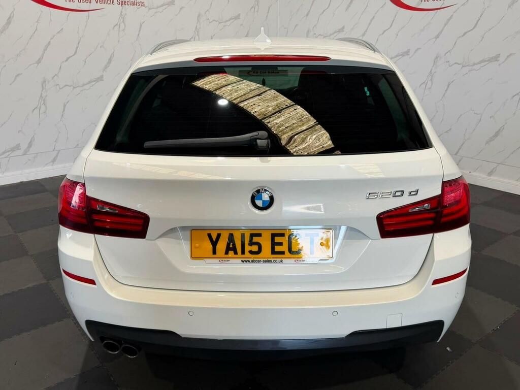 BMW 5 Series 2.0 520D M Sport Touring Euro 6 Ss White #3