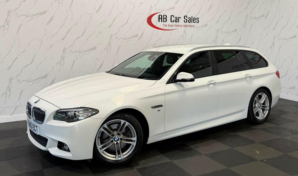 BMW 5 Series 2.0 520D M Sport Touring Euro 6 Ss White