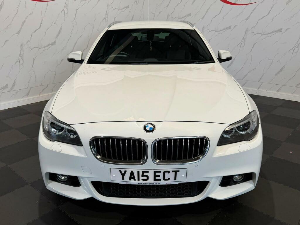BMW 5 Series 2.0 520D M Sport Touring Euro 6 Ss White #2