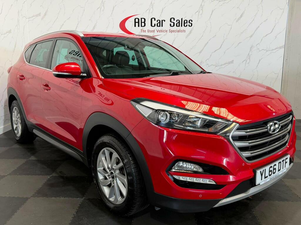 Hyundai Tucson 1.7 Crdi Blue Drive Premium Euro 6 Ss Red #5