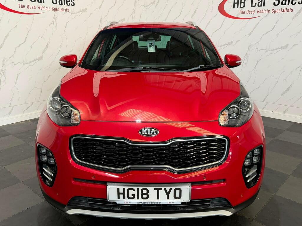 Kia Sportage 1.7 Crdi Gt-line Dct Euro 6 Ss Red #2