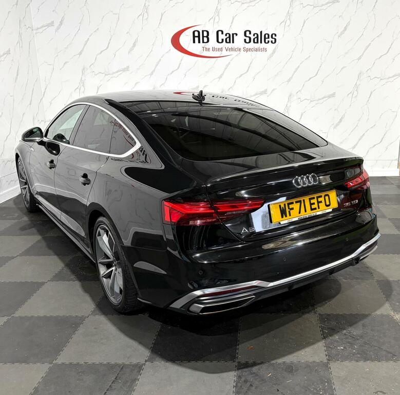 Audi A5 2.0 Tdi 35 S Line Sportback S Tronic Euro 6 Ss Black #6