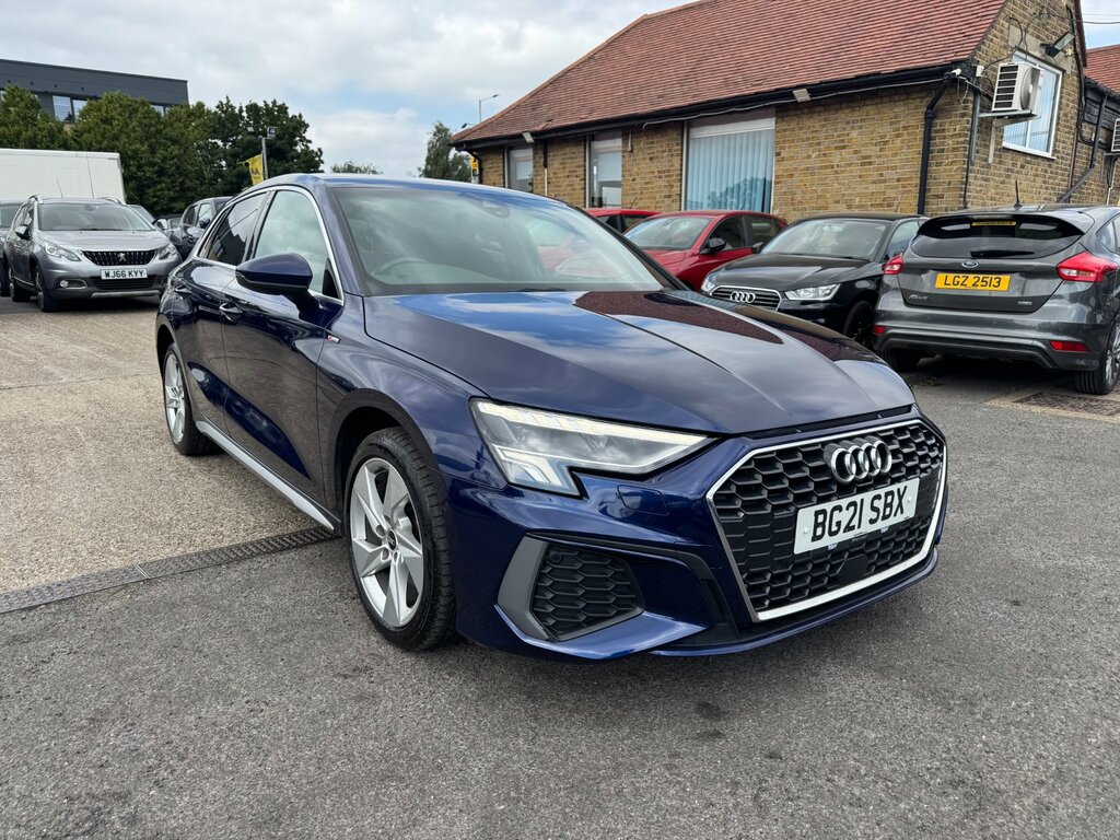 Audi A3 1.4 Tfsie 40 S Line Sportback Plug-in H Blue #3