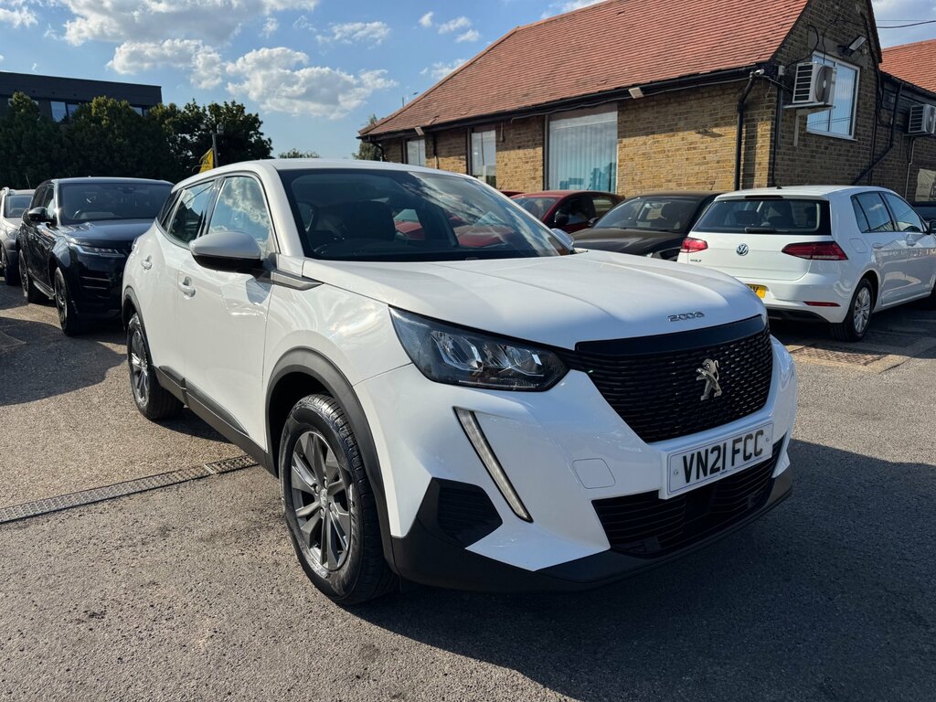 Peugeot 2008 1.2 Puretech Active Suv Eat Euro 6 Ss White #2