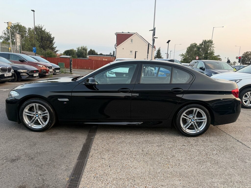 BMW 5 Series 2.0 520D M Sport Saloon Euro 6 S Black #6