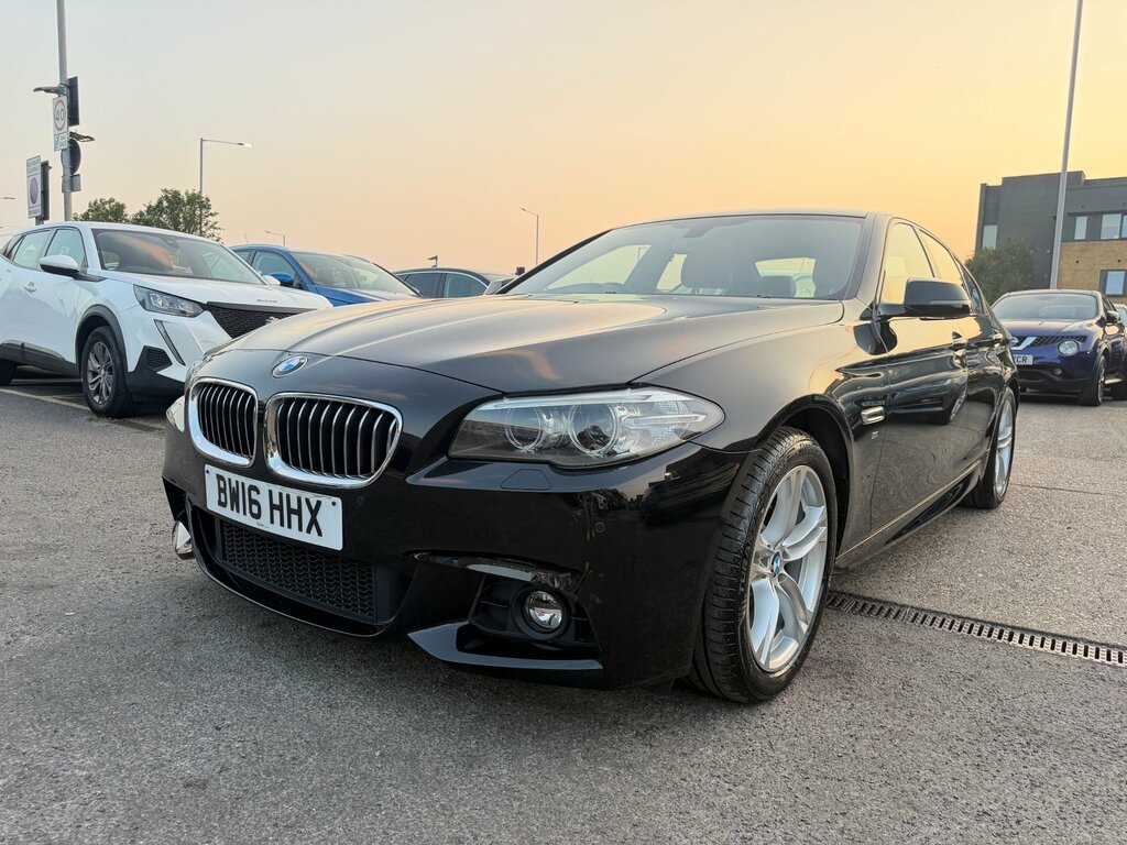 BMW 5 Series 2.0 520D M Sport Saloon Euro 6 S Black #5
