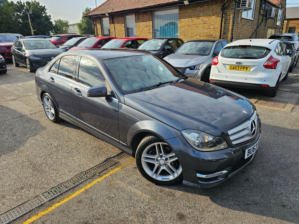 Mercedes-Benz C Class 2.1 C220 Cdi Amg Sport Saloon G-tronic Grey