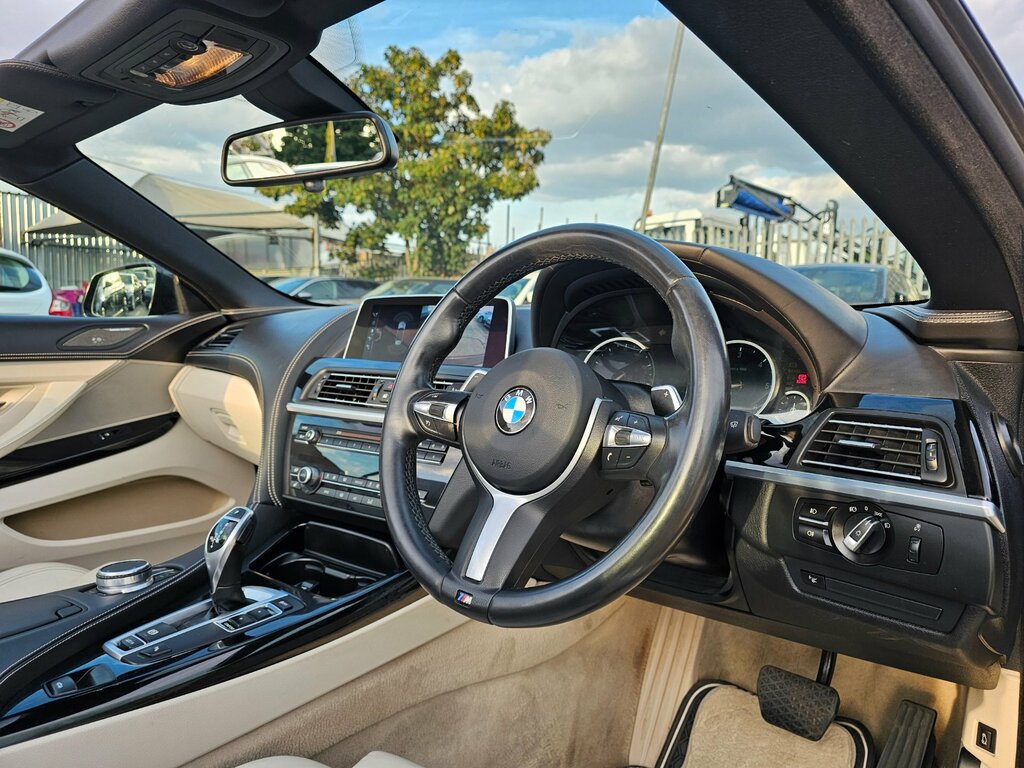 BMW 6 Series Gran Coupe 3.0 640D White #29