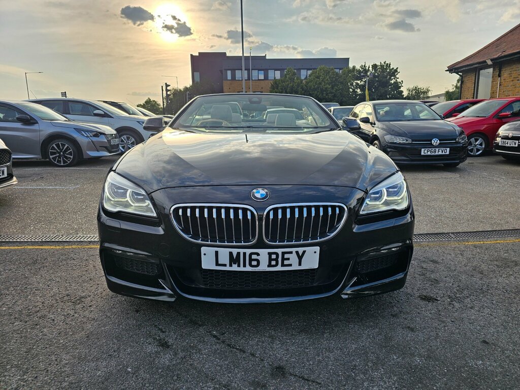 BMW 6 Series 3.0 640D M Sport Convertible Euro Black #2